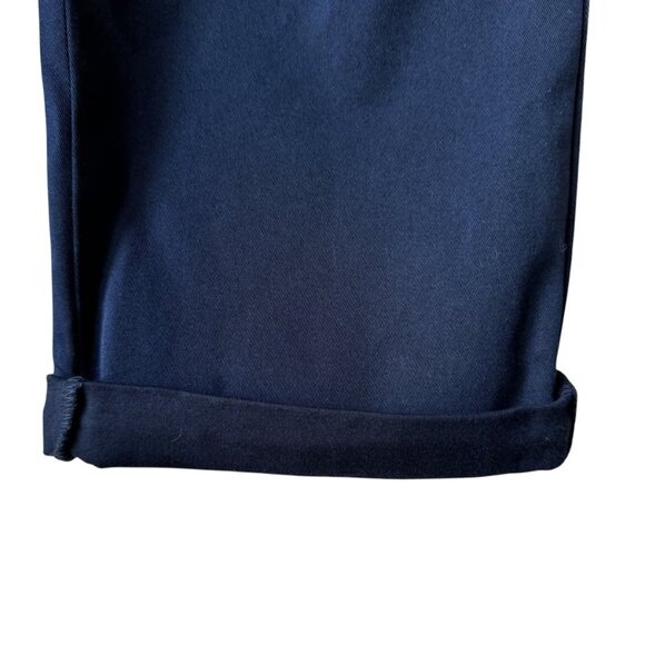 Democracy "Ab"solution® High Rise Roll Cuff Trouser Navy Blue Inseam 24" - Picture 8 of 13